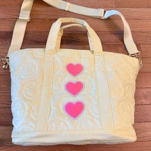 Stoney Clover Lane Happy Face Puffy Small Tote